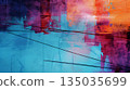 Textured vibrant abstract background 135035699