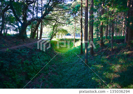 Suwahara Castle Ruins, Earthworks, Shimada Suwahara Castle Ruins, Earthworks, Shimada 135036294