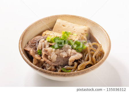 meat and tofu meat and tofu 135036312