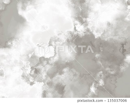 灰色暈染水彩背景 135037006