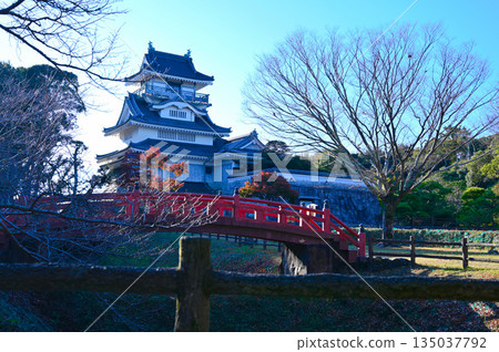 大山城、新月形護城河、吉田町 大山城、新月形護城河、吉田町 135037792