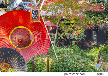 京都圓山公園一慶園的秋景 京都圓山公園一慶園的秋景 135038065