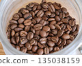 Freezing coffee beans 135038159