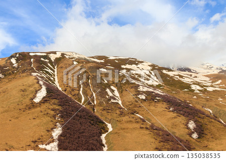 View on the Caucasus mountains in Georgia View on the Caucasus mountains in Georgia 135038535