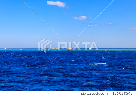 View of the Red sea in Hurghada, Egypt 135038543