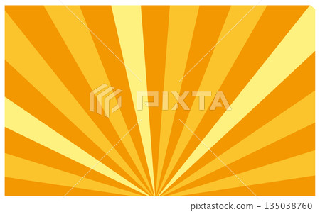 Yellow Sunburst Background 135038760