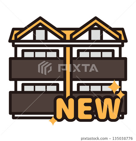 Simple Apartment Icon +NEW 135038776