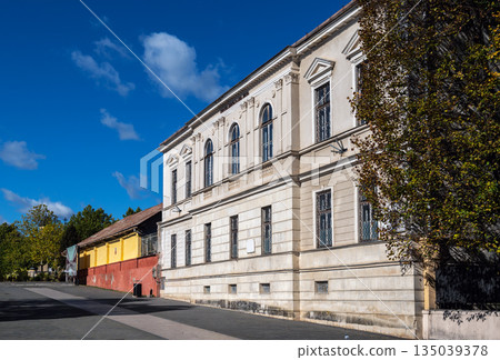 Neoclassical Architectural Facade in Alba Carolina Citadel 135039378