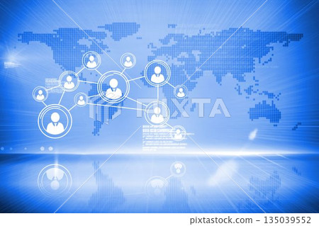 Futuristic technology interface 135039552