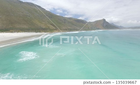 Scenic view of sea and mountains Scenic view of sea and mountains 135039667