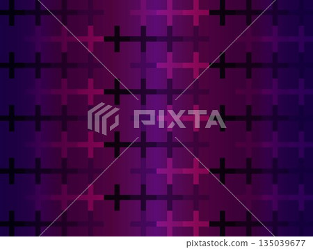 Digitally generated image of purple abstract pattern with copy space 135039677