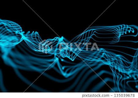 Abstract glowing black background Abstract glowing black background 135039678