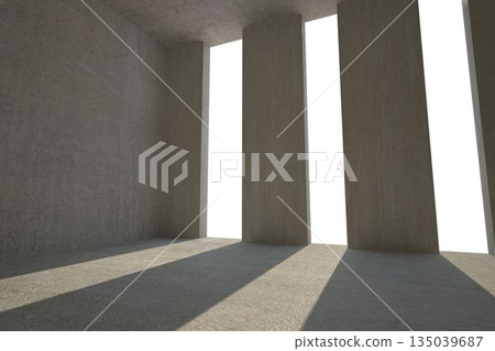 Light shining into dark room Light shining into dark room 135039687