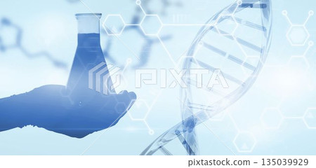 Background of Scientist working in laboratory Background of Scientist working in laboratory 135039929