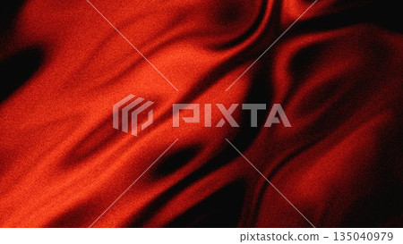 Abstract Liquid Wave lo-fi grain noise Pattern in Deep Red and Black, Modern 2000s Aesthetic 135040979