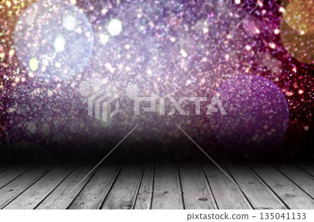 Shimmering light design over boards Shimmering light design over boards 135041133
