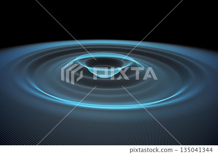 Abstract shiny black background 135041344