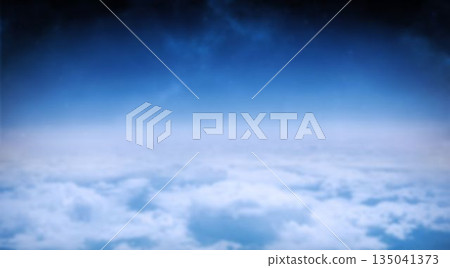 Panoramic view of cloudscape Panoramic view of cloudscape 135041373