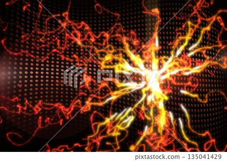 Digitally generated bright disco background 135041429