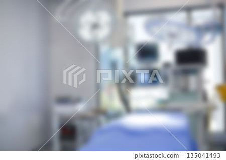 Blurry of operating room at hospital Blurry of operating room at hospital 135041493
