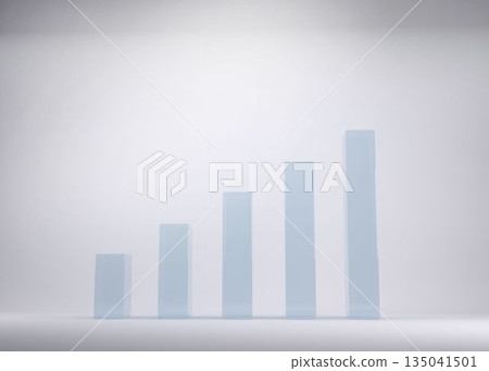Bar chart depicting growth Bar chart depicting growth 135041501