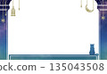 Arabian-style night sky frame 135043508