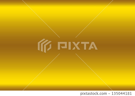 Digitally generated image of gold colored background with linear gradient, copy space 135044181