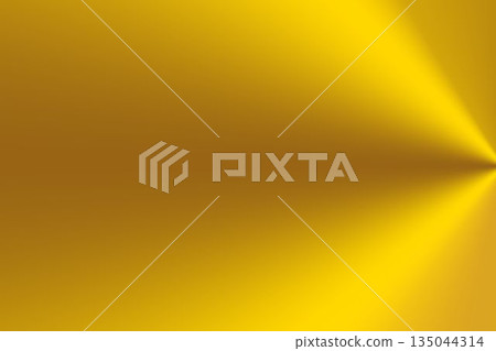Digitally generated image of gold colored background with gradient, copy space 135044314