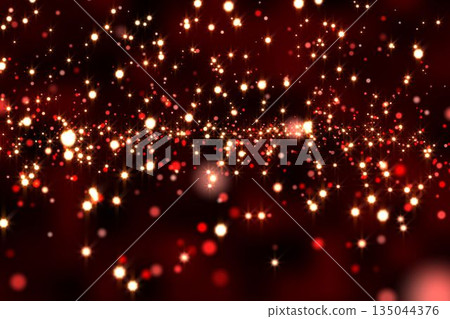 Red and gold glittering light 135044376