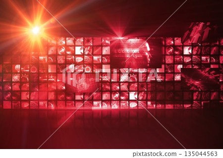 Digital image of device screens Digital image of device screens 135044563