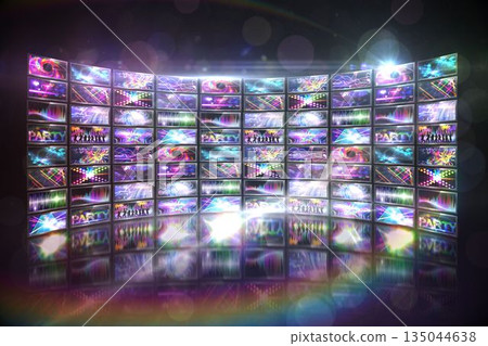 Screen collage showing disco images 135044638