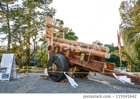 伊勢神宮外宮展出的花車（2026年新年） 135045642