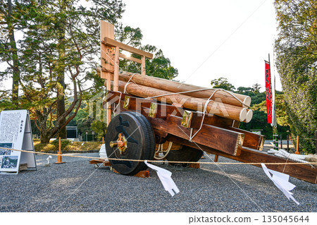 伊勢神宮外宮展出的花車（2026年新年） 135045644