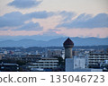 Early morning view of Higashiyama Water Tower and Mount Ontake 135046723