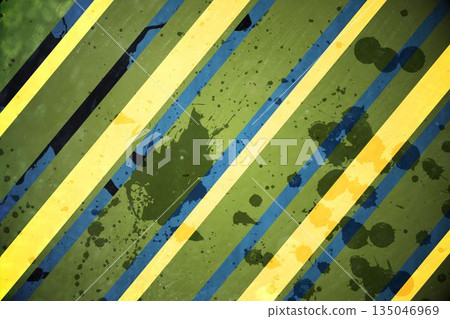 Linear design with paint splashes 135046969