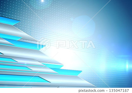 Arrows on technical background Arrows on technical background 135047187