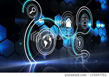 Futuristic technology interface Futuristic technology interface 135047353