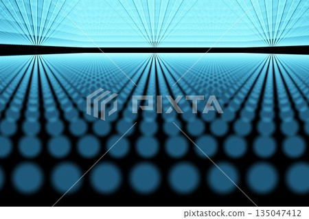 Shiny blue dots on black background 135047412
