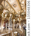 The Vienna State Opera's magnificent grand staircase and sculptures Neo-Renaissance architecture 135048306