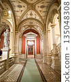 The Vienna State Opera's magnificent grand staircase and sculptures Neo-Renaissance architecture 135048308
