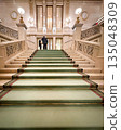 The Vienna State Opera's magnificent grand staircase and sculptures Neo-Renaissance architecture 135048309