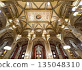 The Vienna State Opera's magnificent grand staircase and sculptures Neo-Renaissance architecture 135048310