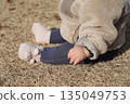 Close-up of a baby's plump arms (tear bread) 135049753