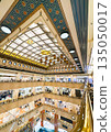 Important Cultural Property: The open-ceiling space of the Nihonbashi Mitsukoshi Main Store, featuring the iconic Art Deco style 135050017