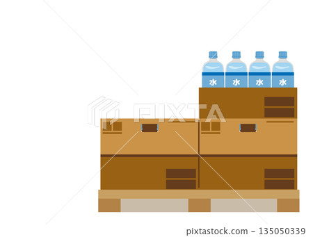 展示瓶裝水的插圖 展示瓶裝水的插圖 135050339