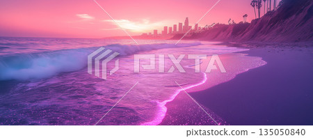 紫色海岸 135050840