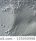 Close-up of textured white paint surface, color of the year concept, minimal abstract background 135050998