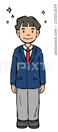 Boys' uniform blazer, sparkly Boys' uniform blazer, sparkly 135051874