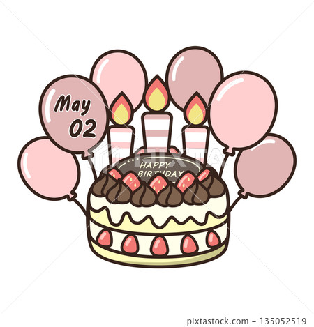 生日巧克力蛋糕 135052519