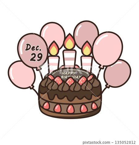 生日巧克力蛋糕 135052812